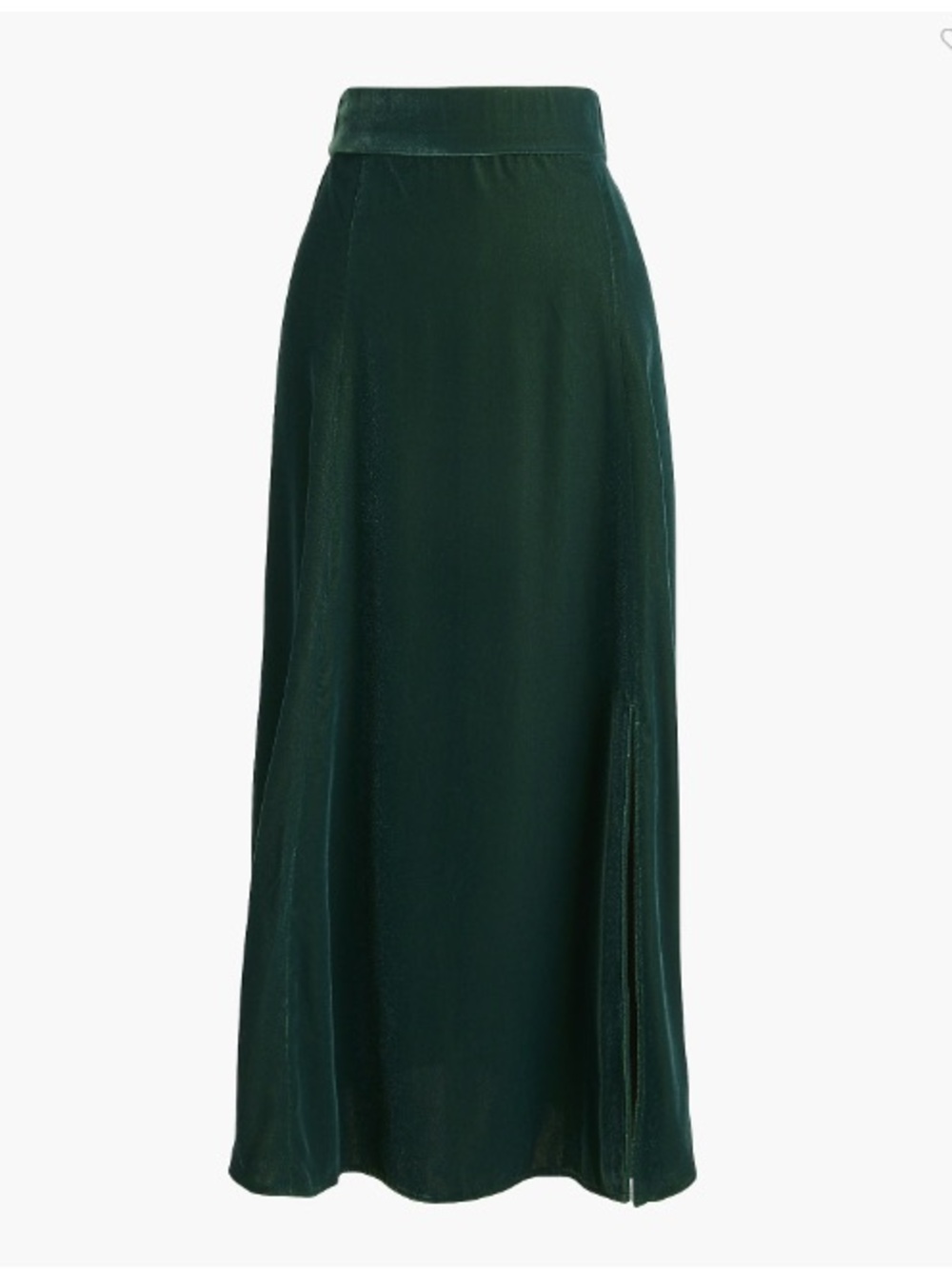 NWT J. Crew Factory Velvet Skirt XL